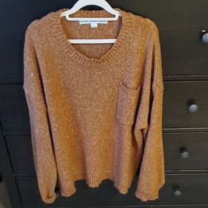 HYFVE Warm Orange/Brown Knit Sweater